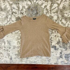 The Limited Brown Long Sleeve Top